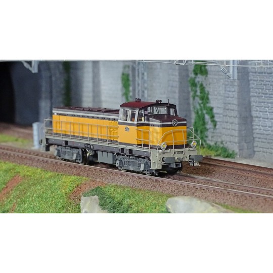 JM-015.S-Ree Access JM015S Locomotive diesel BB 63095, Livrée Arzens Chamois 432, plaques en relief, SNCF, digitale sonore