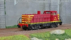 Ree Access JM016S Locomotive diesel 858, soute à carburant 5000 L, CFL, digitale sonore Ree Modeles JM-016.S - 1