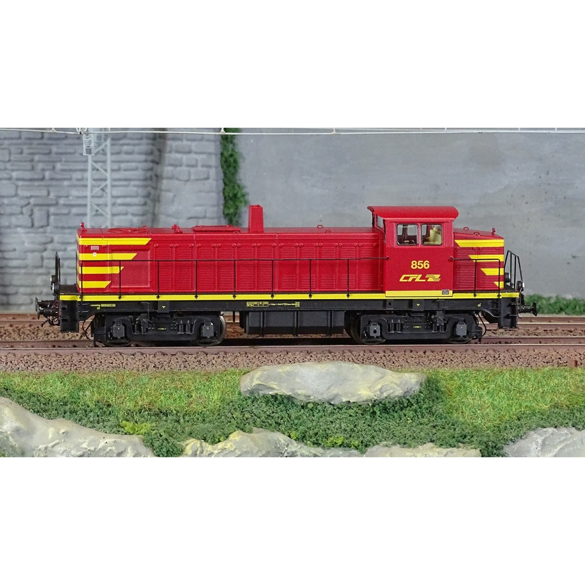 Ree Access JM016S 858 diesel locomotive, 5000 L fuel tank, CFL, dig...