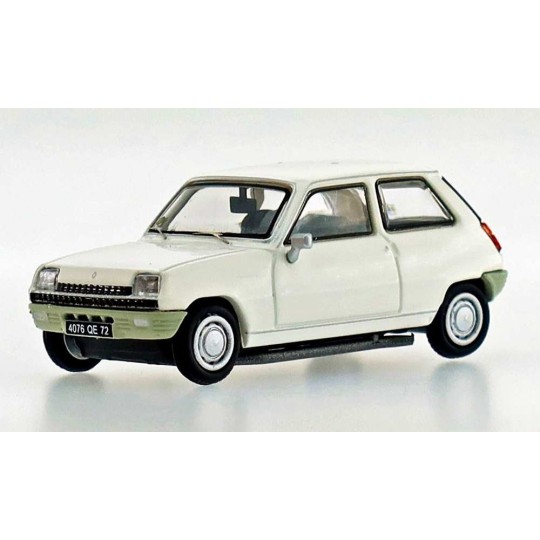 CB-142-Ree Models CB142 Renault R5 TL 1972 Car, White