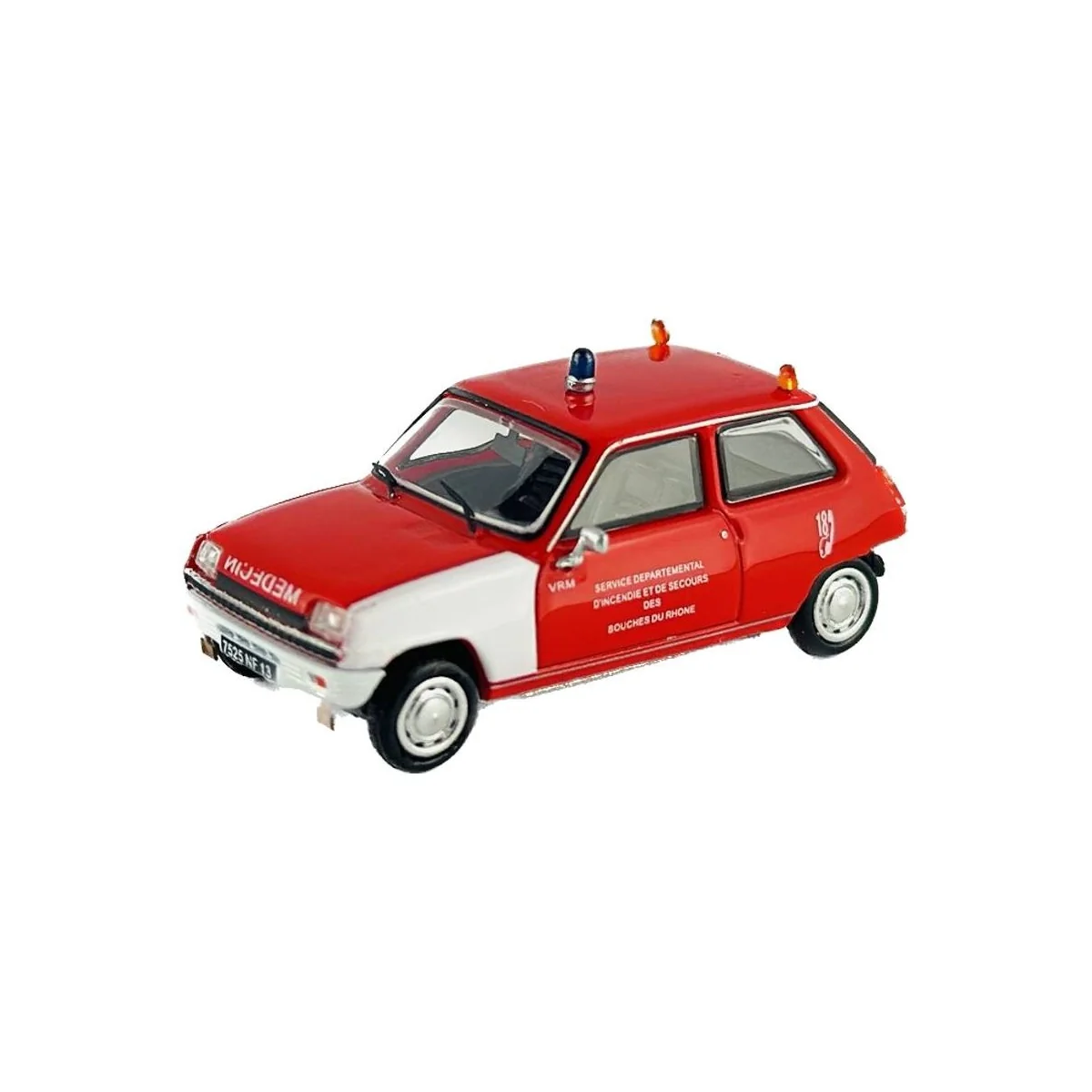 Ree Models CB145 Renault R5 TL 1972 Car, Doctor - Firefighter Ree Models CB145 Renault R5 TL 1972 Car, Doctor - Firefighter