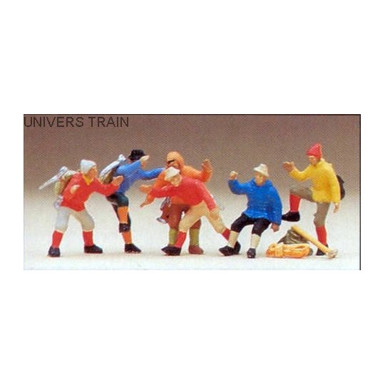 Preiser 14082 Figures, mountaineers - Preiser - PREISER_14082 PREISER_14082-Preiser 14082 Figures, mountaineers - PREISER_14082