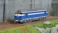 Mistral 25-01-G002 Locomotive diesel CC 80001 Belphégor, SNCF, Bleu Foncé / Blanc Toit Noir, Caen, digital sonore Mistral Train 