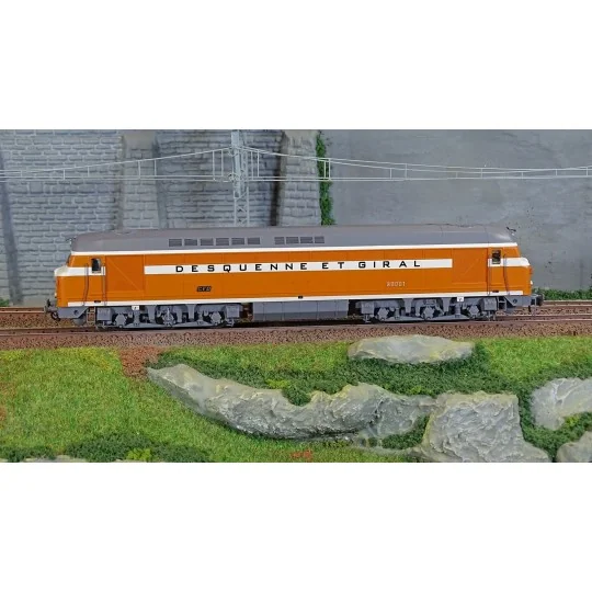 Mistral 25-01-G003 CC 80001 Belphégor diesel locomotive, SNCF, Oran... Mistral_25-01-G003-Mistral 25-01-G003 CC 80001 Belphégor diesel locomotive, SNCF, Orange/White with Black Roof, Desquenne and Giral, digital sound