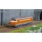 Mistral_25-01-G003-Mistral 25-01-G003 Locomotive diesel CC 80001 Belphégor, SNCF, Orange/Blanc Toit Noir, Desquenne et Giral, digital sonore