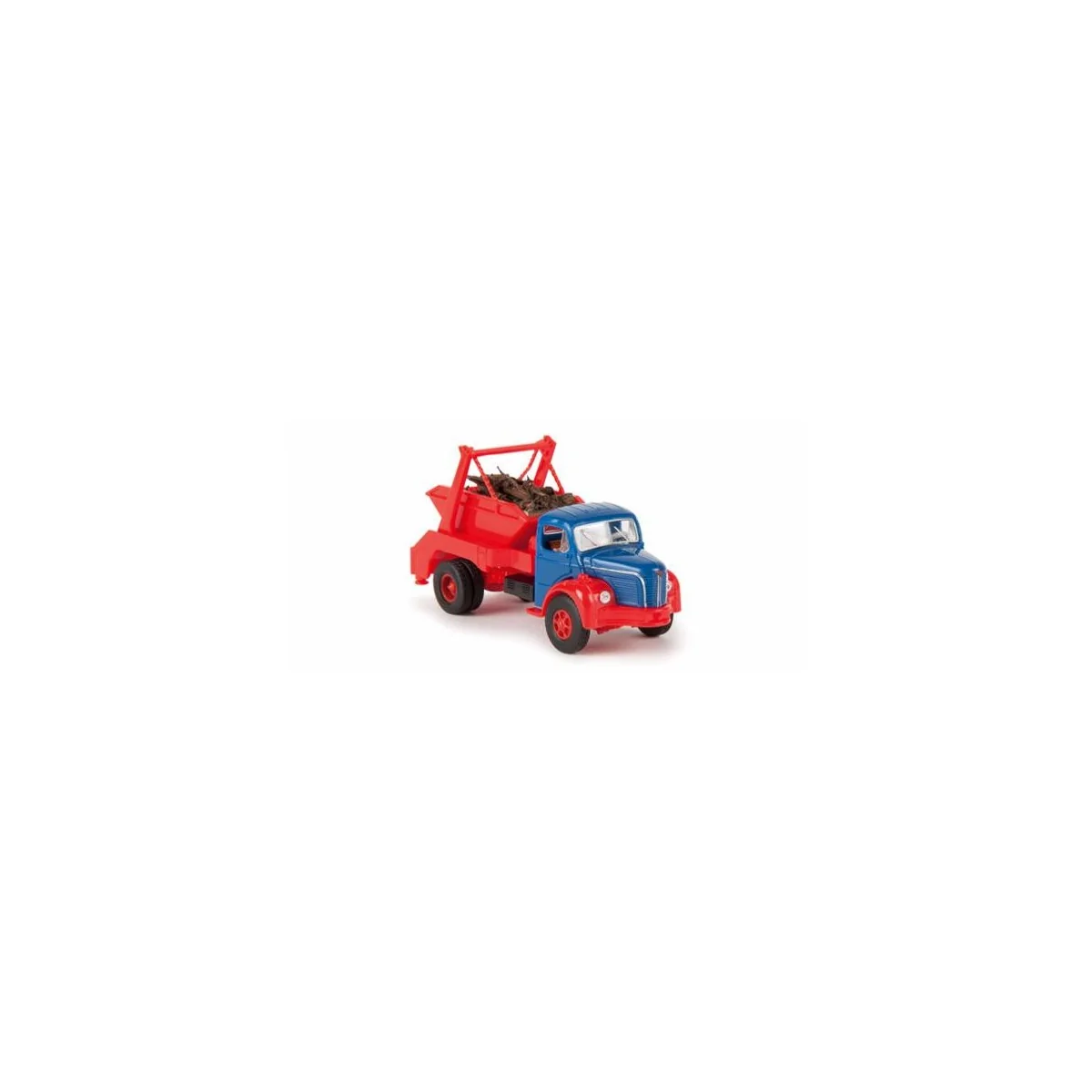 Sai 2666.2 Berliet GLR 8 rigid truck (1949-1963), blue/red, with sc... Sai 2666.2 Berliet GLR 8 rigid truck (1949-1963), blue/red, with sc...