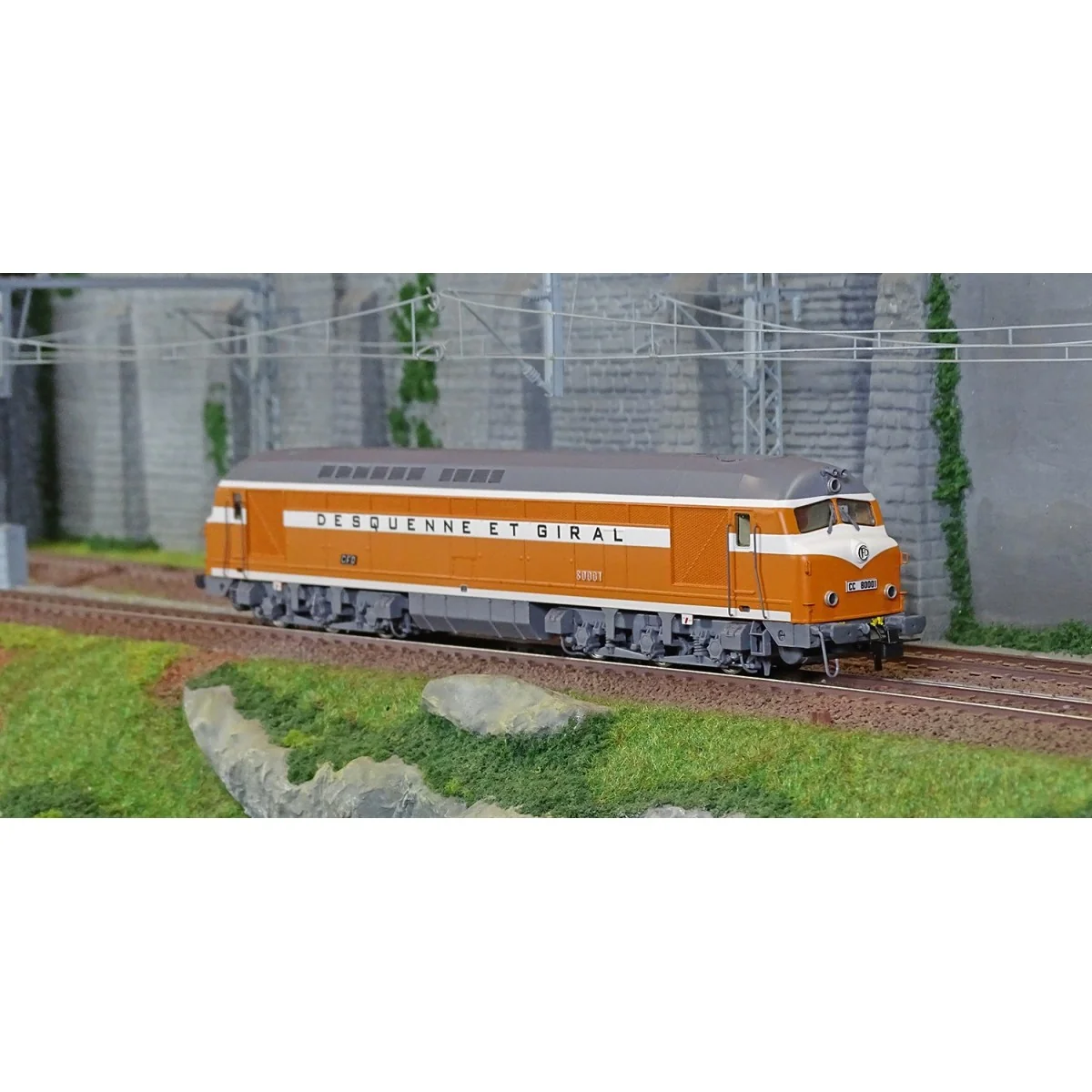 Mistral 25-01-S003 CC 80001 Belphégor diesel locomotive, SNCF, Oran... Mistral 25-01-S003 CC 80001 Belphégor diesel locomotive, SNCF, Oran...