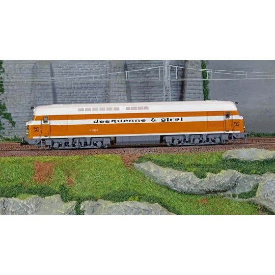 Mistral 25-01-G004 CC 80001 Belphégor diesel locomotive, SNCF, Oran... Mistral_25-01-G004-Mistral 25-01-G004 CC 80001 Belphégor diesel locomotive, SNCF, Orange/White White Roof, Desquenne and Giral, digital sound