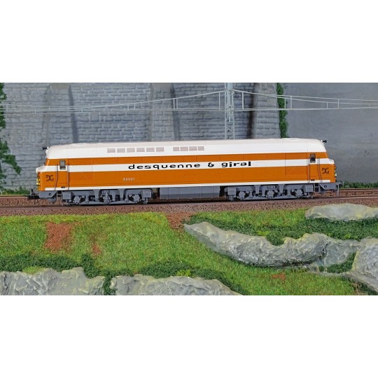 Mistral_25-01-G004-Mistral 25-01-G004 CC 80001 Belphégor diesel locomotive, SNCF, Orange/White White Roof, Desquenne and Giral, digital sound