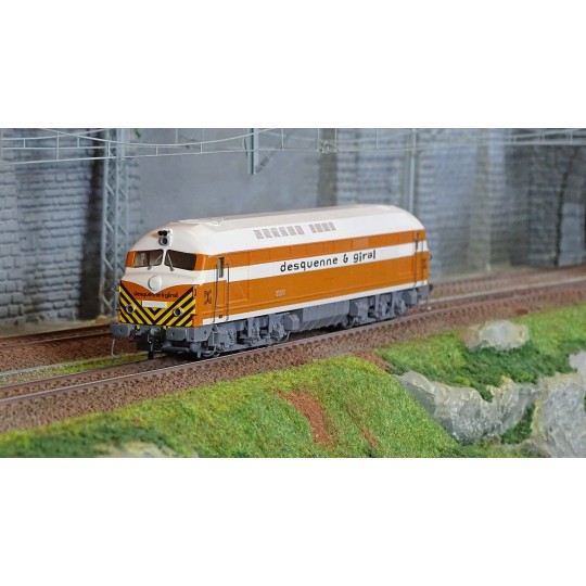 Mistral_25-01-G004-Mistral 25-01-G004 CC 80001 Belphégor diesel locomotive, SNCF, Orange/White White Roof, Desquenne and Giral, digital sound