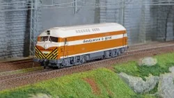 Mistral 25-01-S004 Locomotive diesel CC 80001 Belphégor, SNCF, Orange/Blanc Toit Blanc, Desquenne et Giral Mistral Train Models 