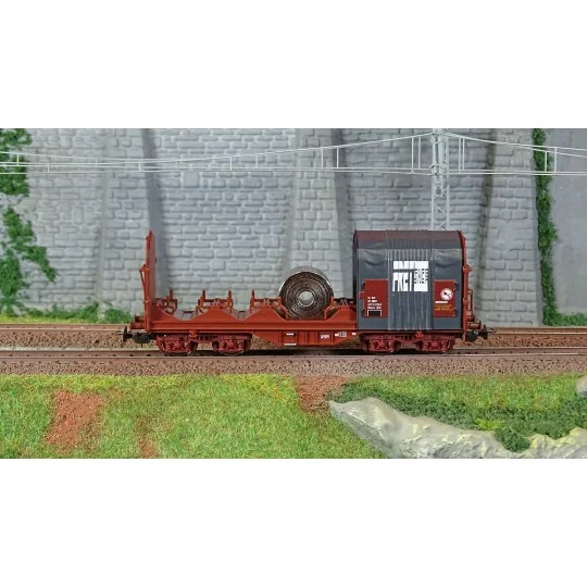Piko_97132-Piko 97132 Shimmers 723 flat wagon, SNCF