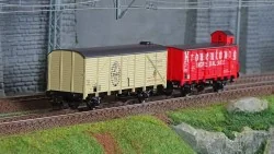 Piko 97307 Set of 2 beer wagons from Alsace, SNCF, Kronenbourg and ...