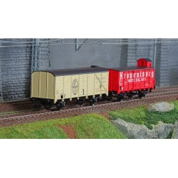 Piko 97307 Set of 2 beer wagons from Alsace, SNCF, Kronenbourg and ...