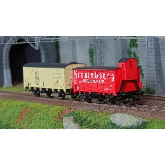 Piko 97307 Set of 2 beer wagons from Alsace, SNCF, Kronenbourg and ... Piko_97307-Piko 97307 Set of 2 beer wagons from Alsace, SNCF, Kronenbourg and Les Brasseurs de Gayant