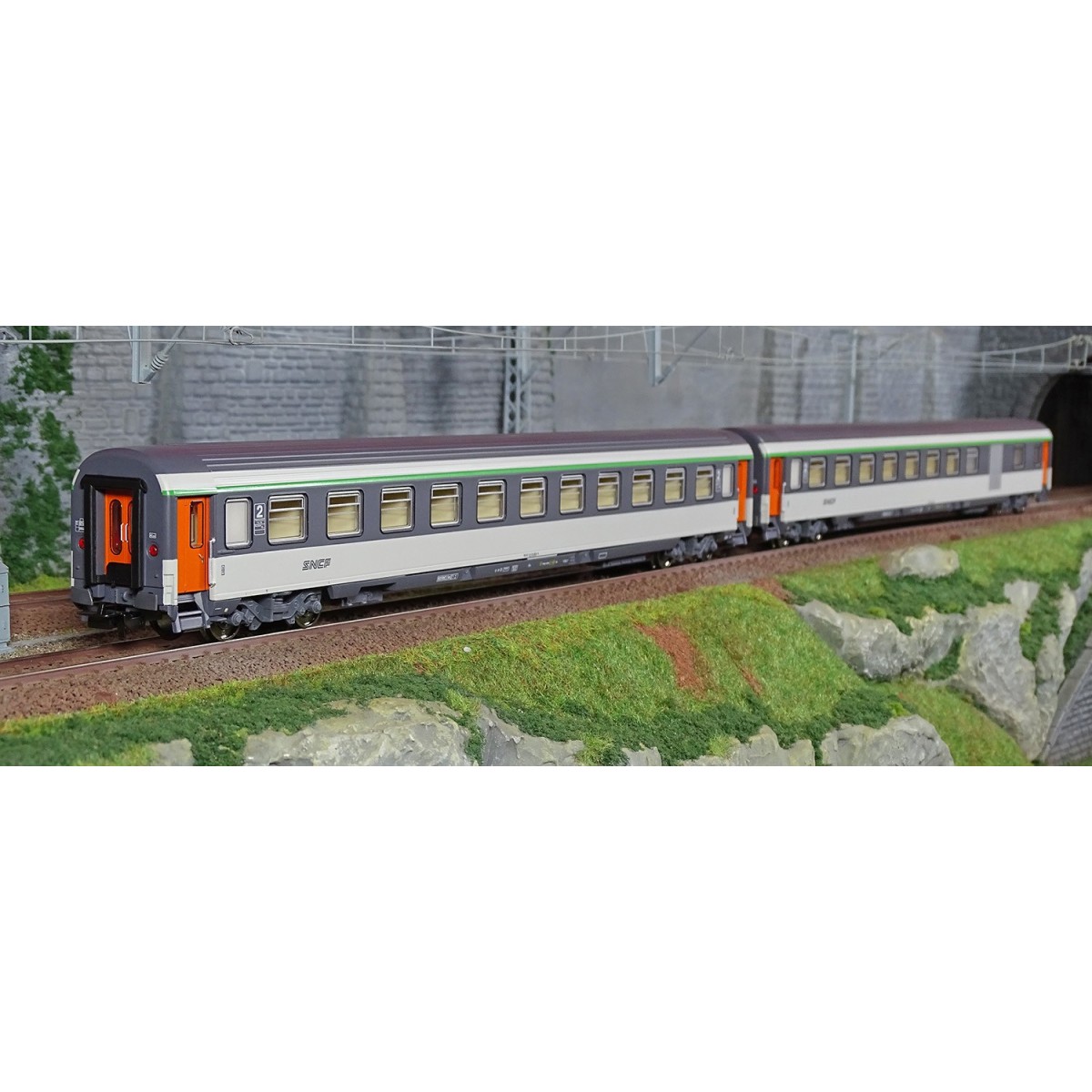 Piko 97310 Set 2 voitures voyageurs Corail VU, 2ème classe, SNCF Piko Piko_97310 - 2