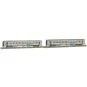 Piko_94500-Piko 94500 Set de 2 voitures Corail, fluo Grand Est, 1ère classe, 2ème classe, SNCF, échelle N