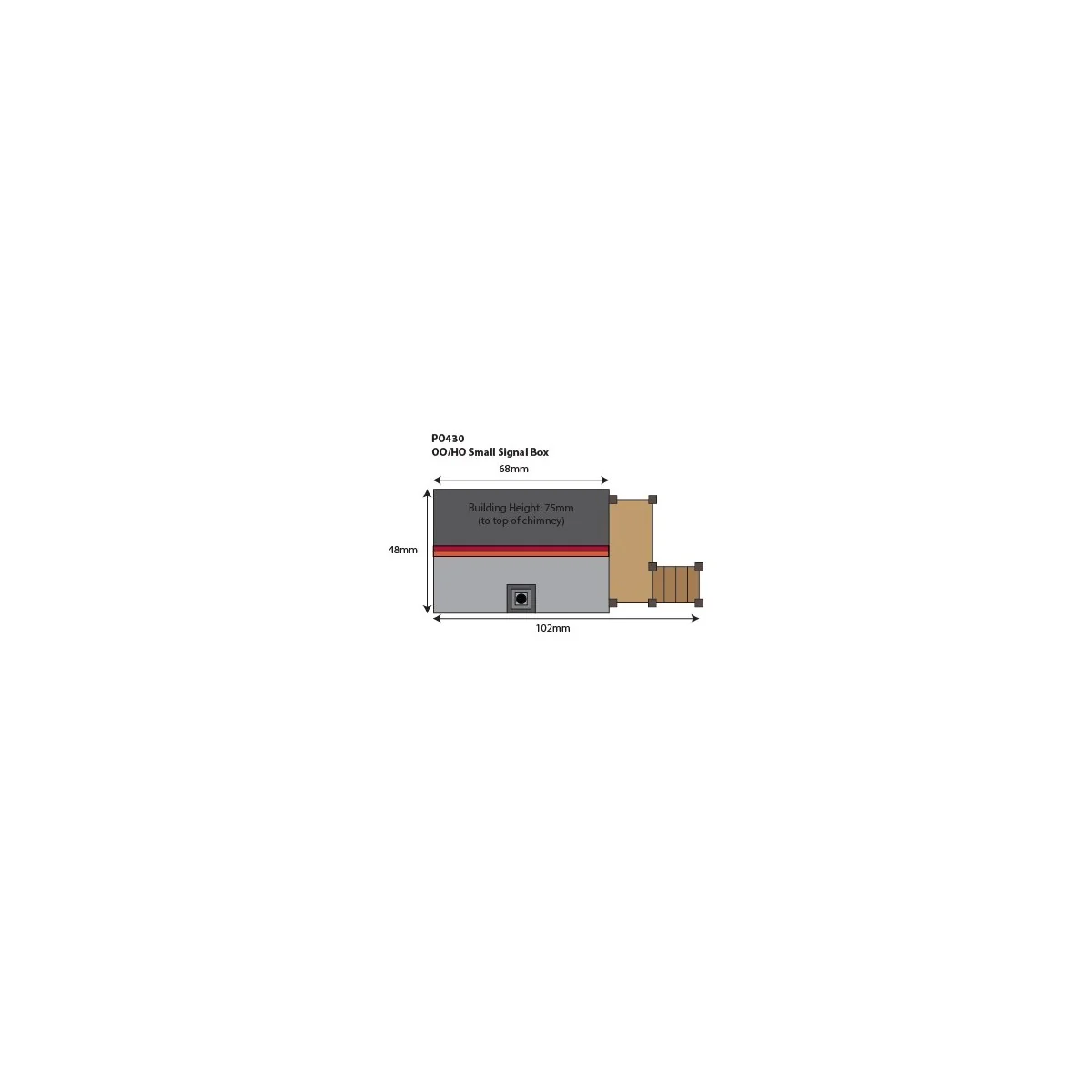 Metcalfe PO430 Maquette, Petit poste de signalisation Metcalfe MET-PO430 - 5 Metcalfe PO430 Maquette, Petit poste de signalisation Metcalfe MET-PO430 - 5