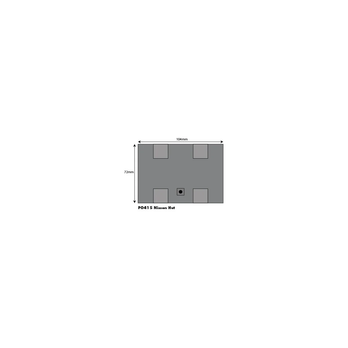 Metcalfe PO415 Maquette, Cabane Nissen Metcalfe MET-PO415 - 5 Metcalfe PO415 Maquette, Cabane Nissen Metcalfe MET-PO415 - 5
