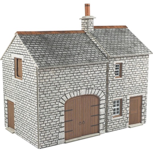 MET-PO259-Metcalfe PO259 Model Kit, Crofter's Cottage Stone House