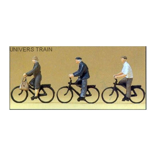 PREISER_10333-Preiser 10333 personnages, cyclistes