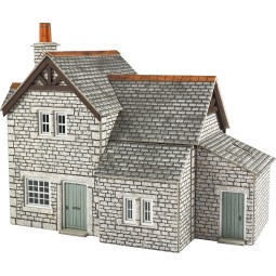 Metcalfe PO258 Model Kit, Small Gardener's House, Stone - MET-PO258