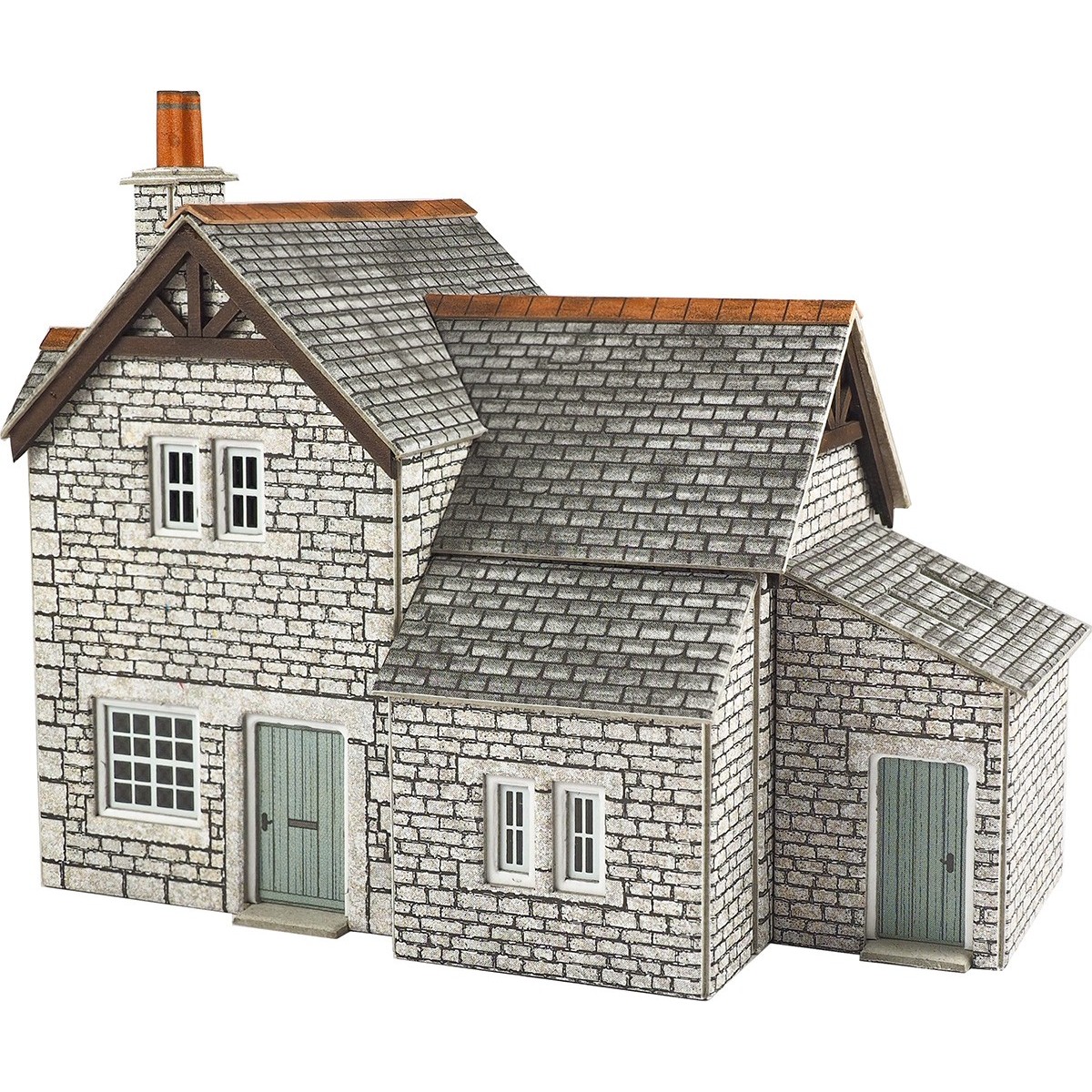 Metcalfe PO258 Model Kit, Small Gardener's House, Stone