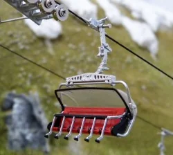 Jaegerndorfer 82200 Ski lift, Red chairlift for ski lift - Jaegernd...