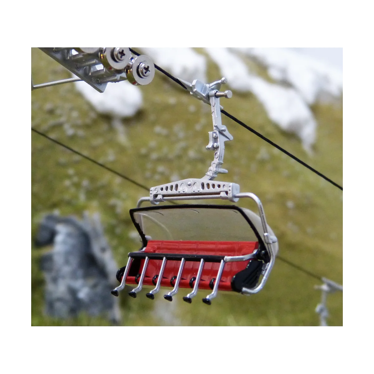 Jaegerndorfer 82200 Ski lift, Red chairlift for ski lift - JC82200