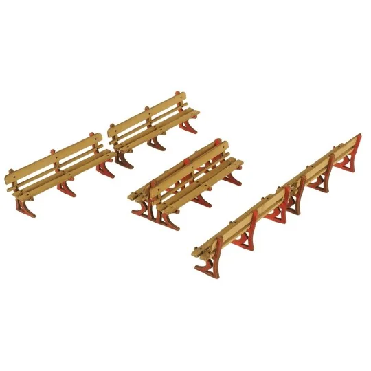 Metcalfe PO502 Maquette, Bancs d'extérieur Metcalfe MET-PO502 - 1 MET-PO502-Metcalfe PO502 Maquette, Bancs d'extérieur