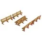 MET-PO502-Metcalfe PO502 Model Kit, Outdoor Benches