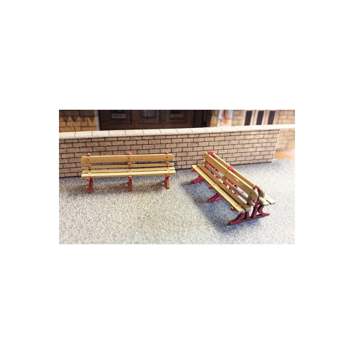 Metcalfe PO502 Maquette, Bancs d'extérieur Metcalfe MET-PO502 - 3 Metcalfe PO502 Maquette, Bancs d'extérieur Metcalfe MET-PO502 - 3