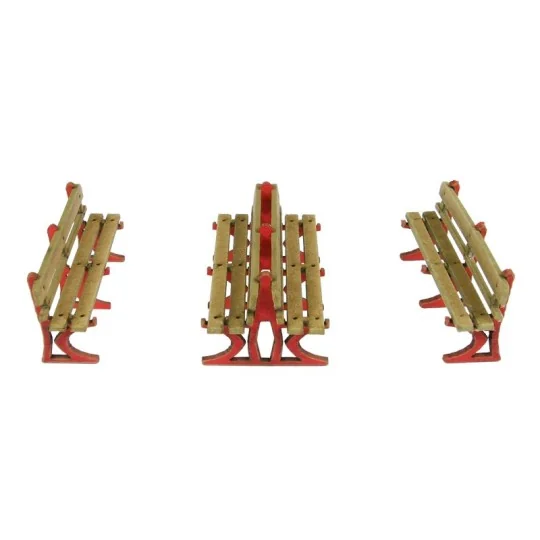 Metcalfe PO502 Maquette, Bancs d'extérieur Metcalfe MET-PO502 - 2 MET-PO502-Metcalfe PO502 Maquette, Bancs d'extérieur