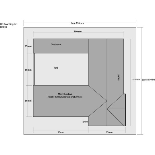 MET-PO228-Metcalfe PO228 Maquette, Auberge de Coaching