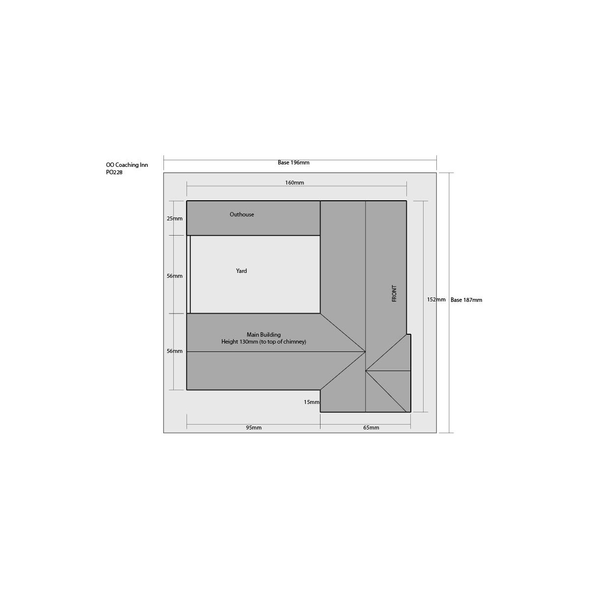 Metcalfe PO228 Maquette, Auberge de Coaching Metcalfe MET-PO228 - 3