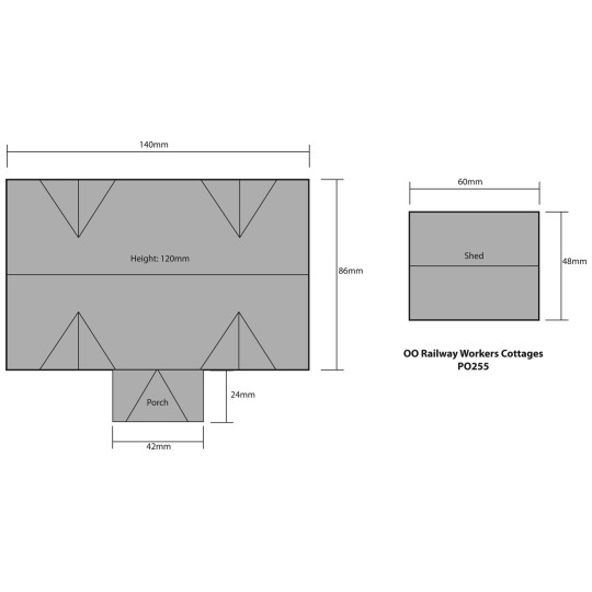 MET-PO255-Metcalfe PO255 Model Kit, Village School