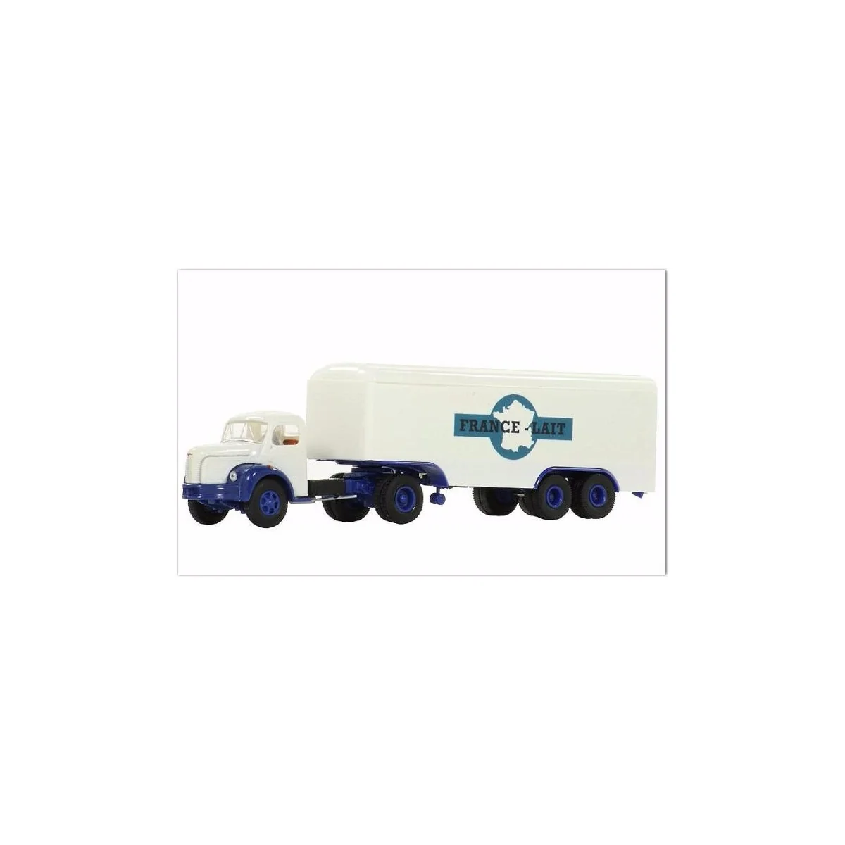 Sai 2559 Berliet TLR 8 panel van semi-trailer truck, France Lait - ...