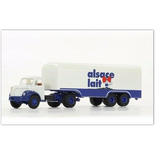 Sai 2556 Berliet TLR 8 panel van semi-trailer truck, Alsace Lait - ... Sai_2556-Sai 2556 Berliet TLR 8 panel van semi-trailer truck, Alsace Lait - Sai_2556