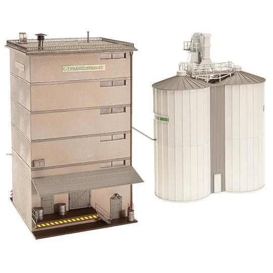 Faller_190602-Faller 190602 Model Kit, Agricultural Cooperative