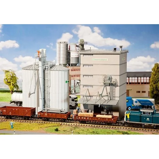 Faller_190602-Faller 190602 Model Kit, Agricultural Cooperative - Faller_190602
