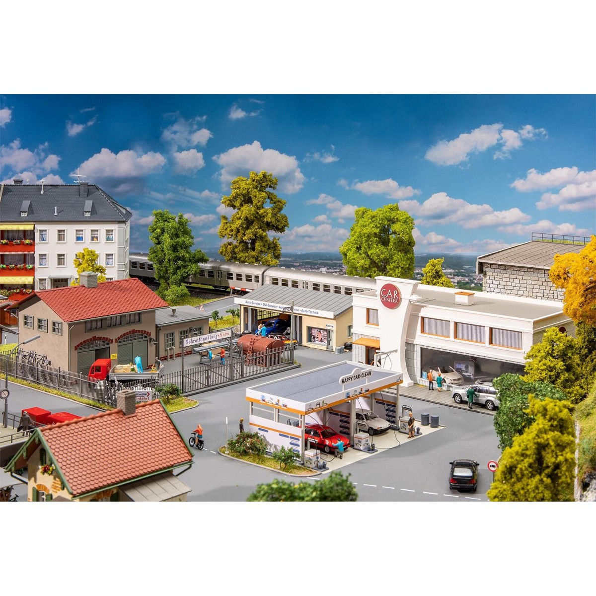 Faller 190086 Model Kit, Promotional Set Automotive Industrial Park...