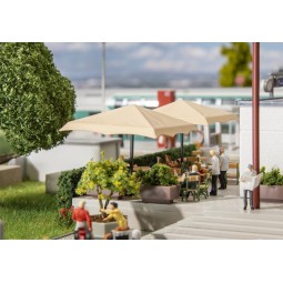 Faller 180862 Model Kit, 2 Square Parasols - Faller_180862