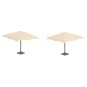 Faller_180862-Faller 180862 Maquette, 2 Parasols carrés