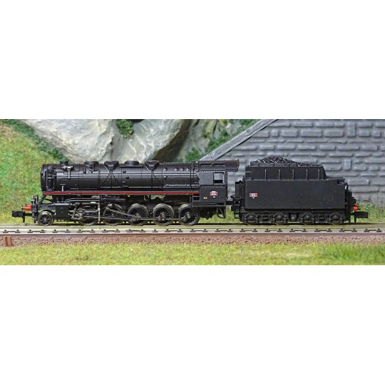 Trix_16442-MiniTrix 16442 Class 150 X Steam Locomotive, SNCF, Digital Sound, N Scale