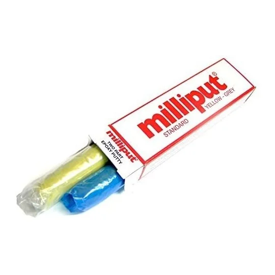 Mastic, pâte Epoxy modelable, Standard (113g) Milliput Milliput MILLIPUT1A - 1 MILLIPUT1A-Mastic, pâte Epoxy modelable, Standard (113g) Milliput - MILLIPUT1A