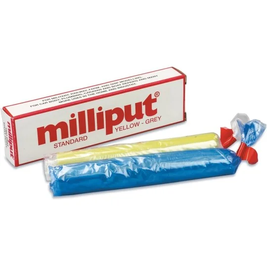 Mastic, pâte Epoxy modelable, Standard (113g) Milliput Milliput MILLIPUT1A - 2 MILLIPUT1A-Mastic, pâte Epoxy modelable, Standard (113g) Milliput - MILLIPUT1A