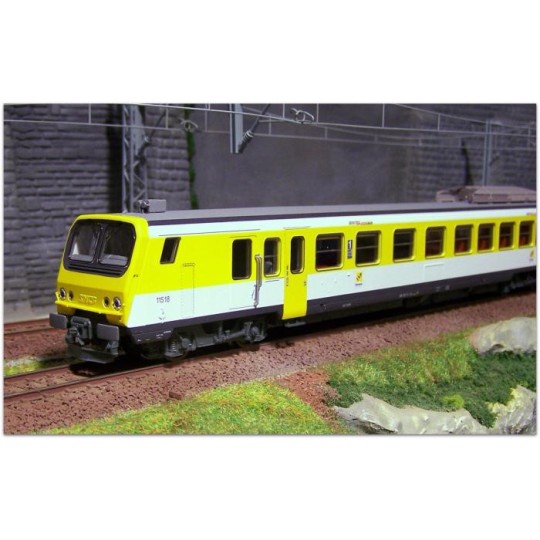 Piko_96411-Piko 96411 Autorail électrique sncf Z 2, Z-11518 livrée TER Lorraine, jaune Lythos, digital sonorisé