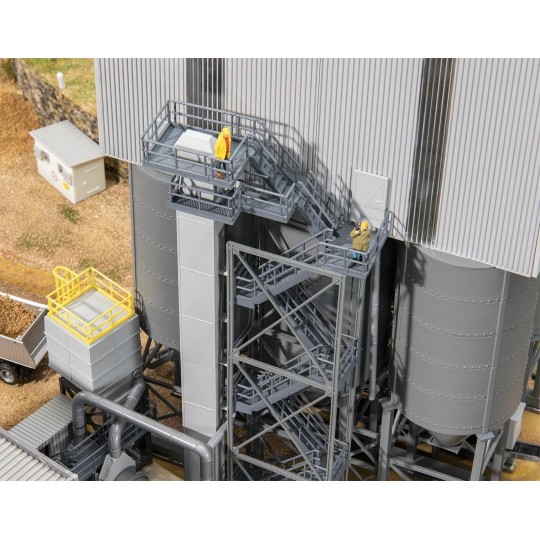 Faller_130164-Faller 130164 Model Kit, Modern Ballast Plant