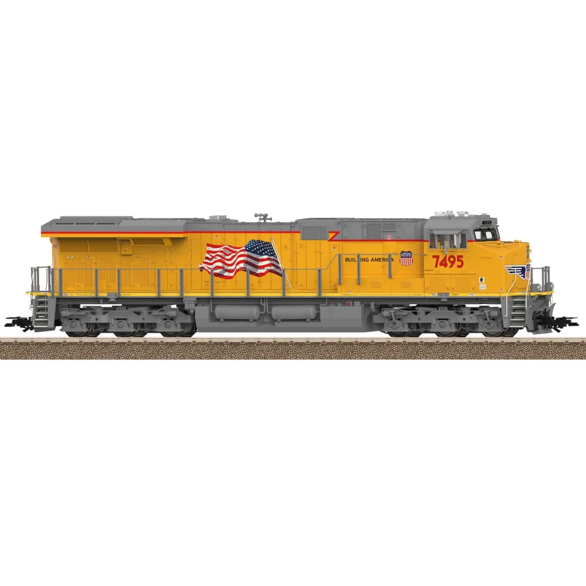 Trix 25440 Diesel locomotive type GE ES44AC 7495, Union Pacific Rai...