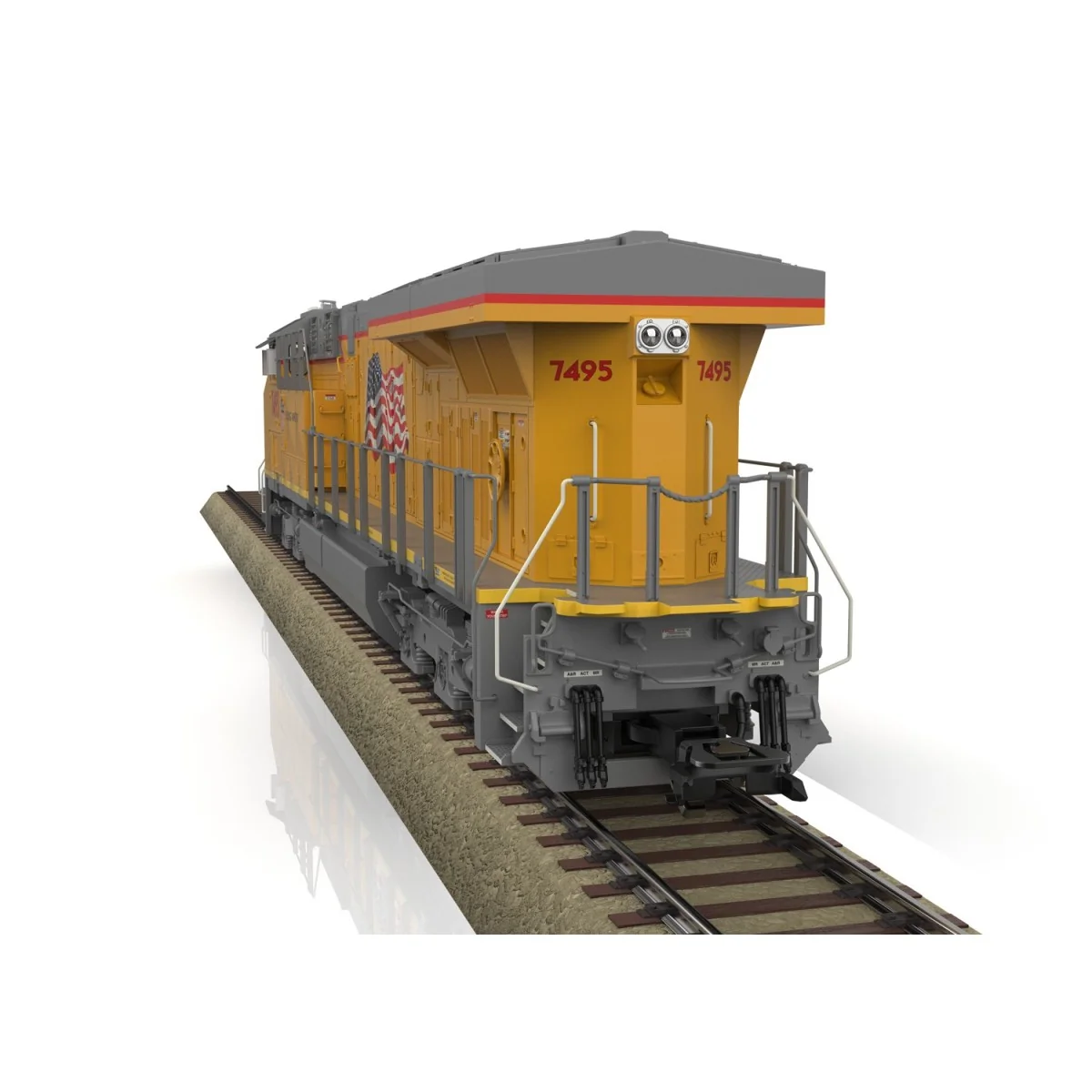 Trix 25440 Diesel locomotive type GE ES44AC 7495, Union Pacific Rai...